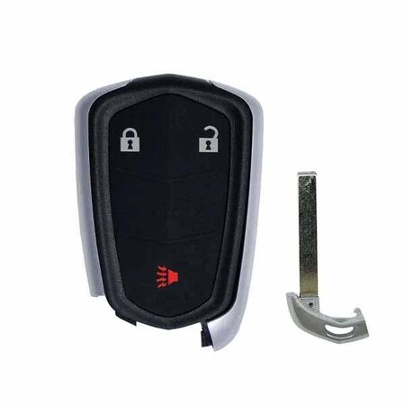 Keyless Factory KeylessFactory: Cadillac Smart Key SHELL 3-Button CASE SKS-CAD-016